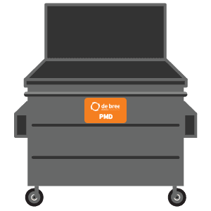 Rolcontainer 660L | Containerverhuur De Bree