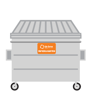 Rolcontainer 2500L | Containerverhuur De Bree